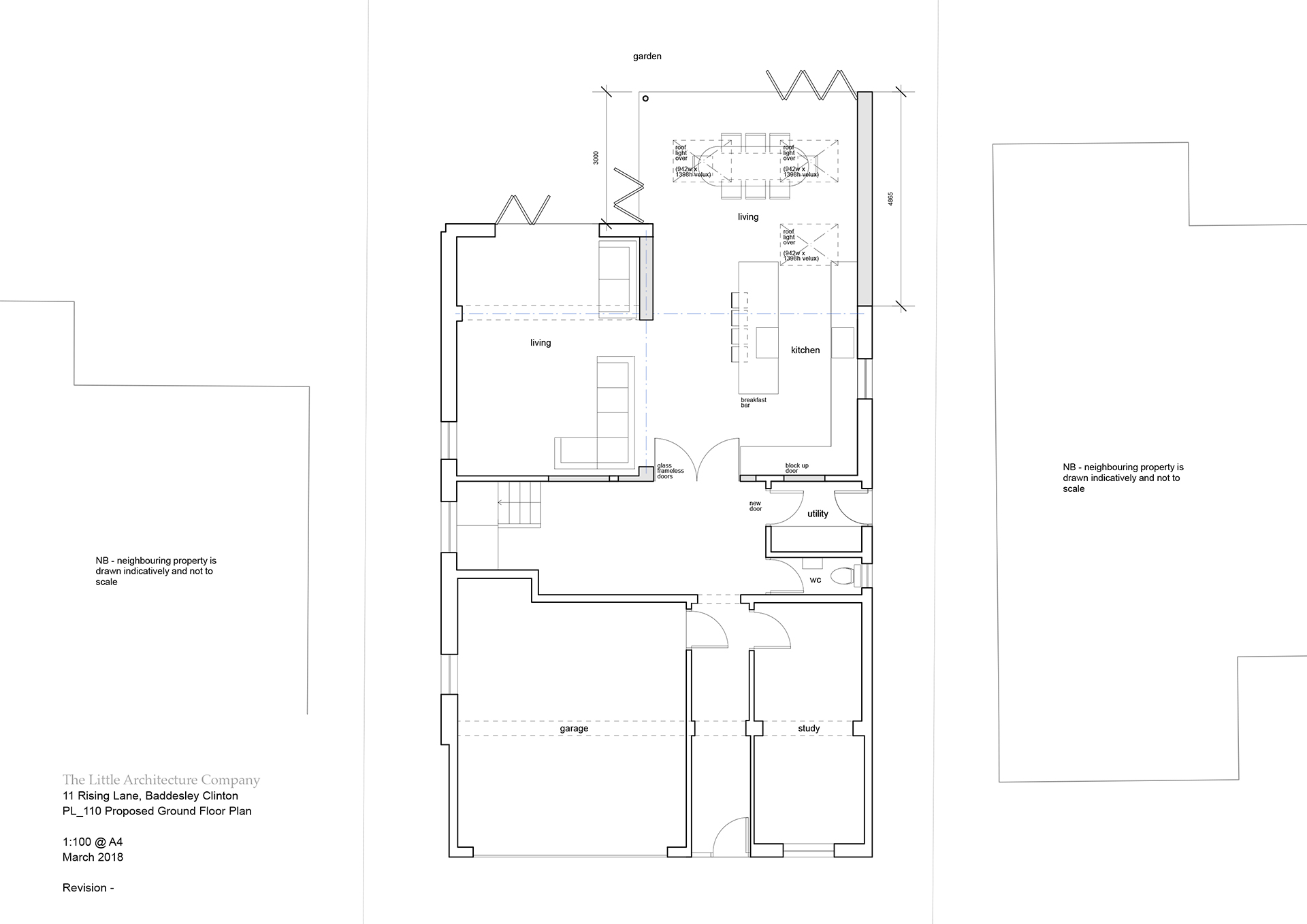 Rising Lane Proposed Ground Floor Plan